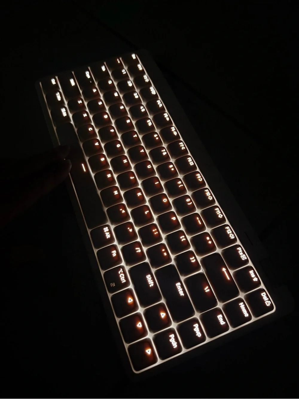 LOFREE Flow Lite Wireless Mechanical Keyboard 84-Key 75% Flamingo Low Profile